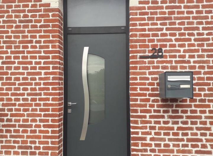 Porte Contemporaine Aluminium